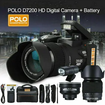 Autofocus Full HD Professional Video Camera with 3 Lenses 1