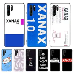 XANAXS черный чехол для телефона huawei mate 30 20 10 P30 P20 P10 Pro Lite P Smart Z 2019 роскошный Coque Shell