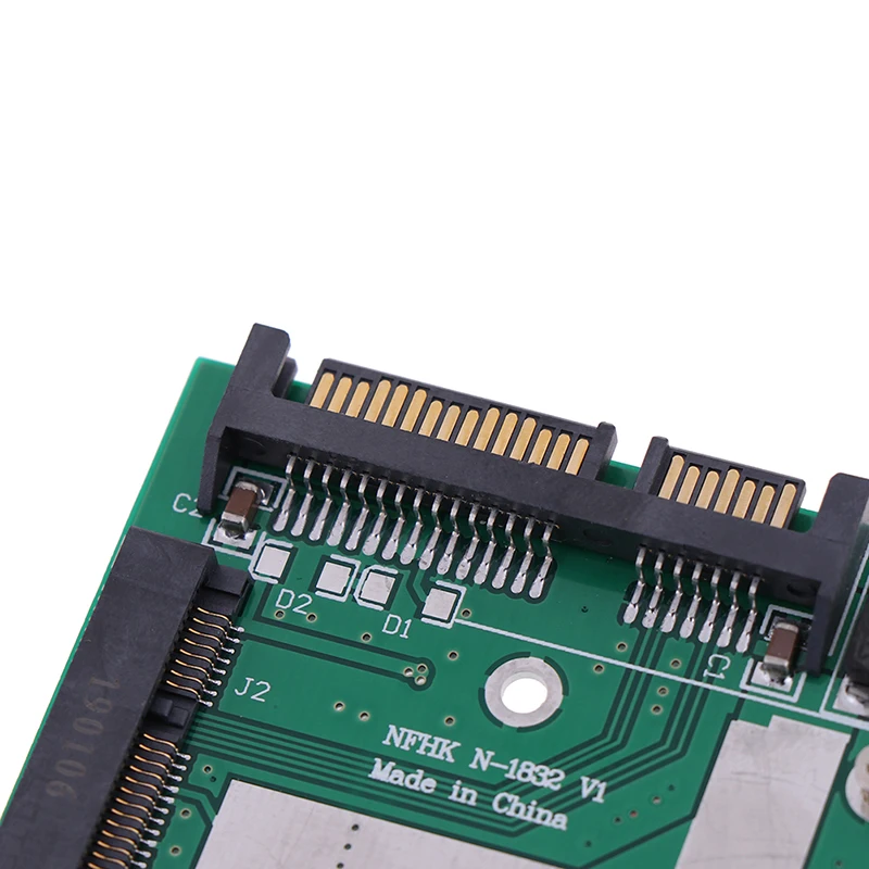 mSATA SSD to 2.5'' SATA 6.0gps adapter converter card module board mini pcie ssd
