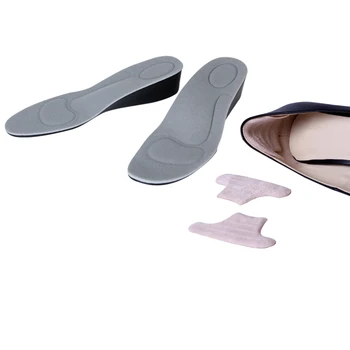 

Arch Support Height Increasing Insoles + Gel Heel Liner Adhesive Shoe Insert