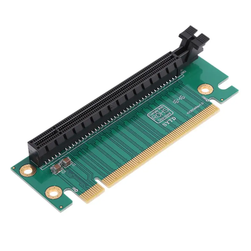 PCI E Express 16X 90 градусная переходная карта адаптера для 2U компьютерного шасси|Платы