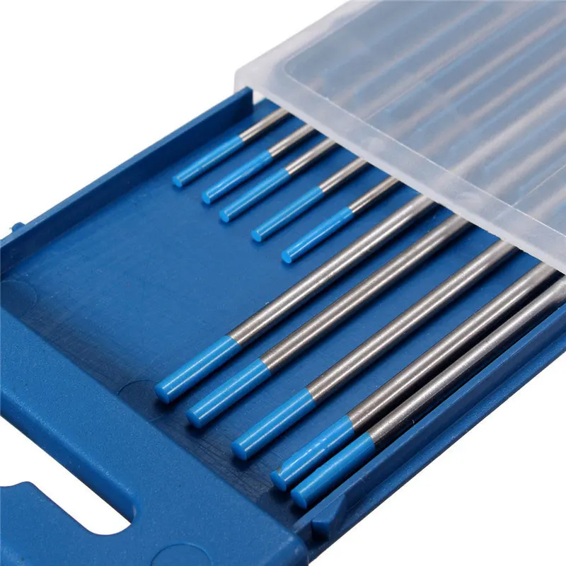 

10pcs/set 2% Lanthanated WL20 for TIG Welding Rods Tungsten Electrode 1.6mmx150mm+2.4mmx175mm for Welding Tools