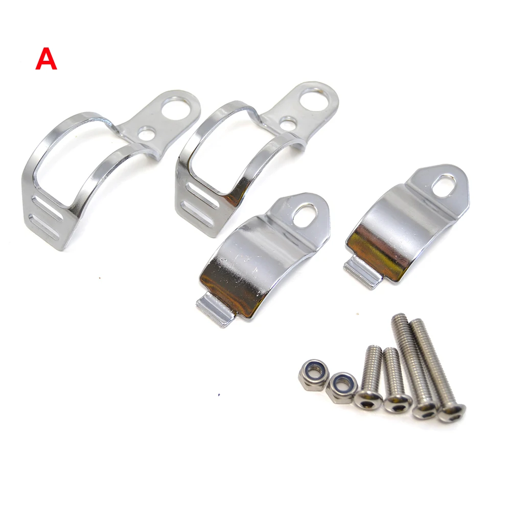 Generic Turn Signal Relocater Holder Fork Clamps Shock Bracket Cafe Racer For Harley motorcycle, chopper, cruiser, custom bikes (6)