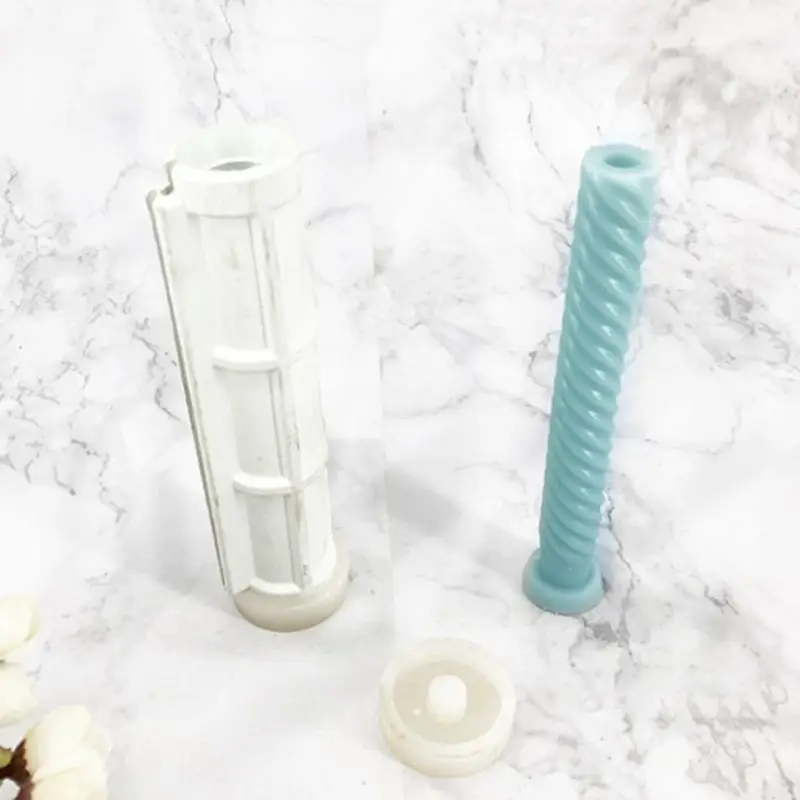 Свечи формы для DIY Рождественский праздник подарок свечи резиновые формы делая комплект T8WB