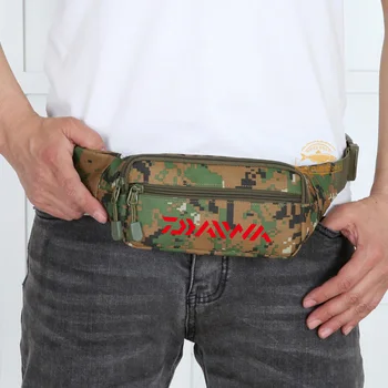 

Daiwa DAIWA Fashion Fishing Waterproof Belt Bag Outdoor Mountaineering Cycling Shoulder Bag Multifunctional Camouflage Bag