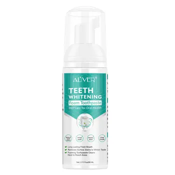 

60ml Teeth Mousse Oral Care Odor Shining Toothpaste Baking Dental Tool Cleaning Fresh Breath Remove Stains