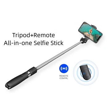 

Bluetooth Selfie Stick with Tripod Plastic Alloy Self Stick Selfiestick Phone Smartphone Selfie-Stick for iPhone Samsung Huawei