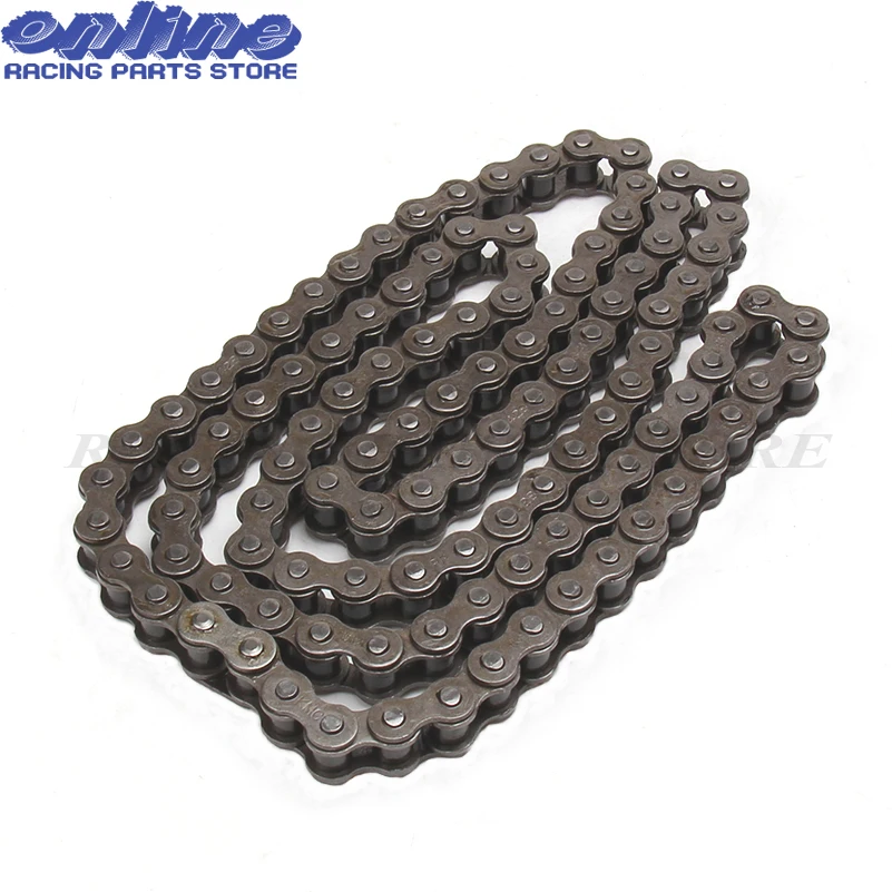 Черные мотоциклетные руль Fatbar для Enduro supermoto ATV Quad Dirt Pit Bike Запчасти цепь KMC#428 428H 108 ссылки
