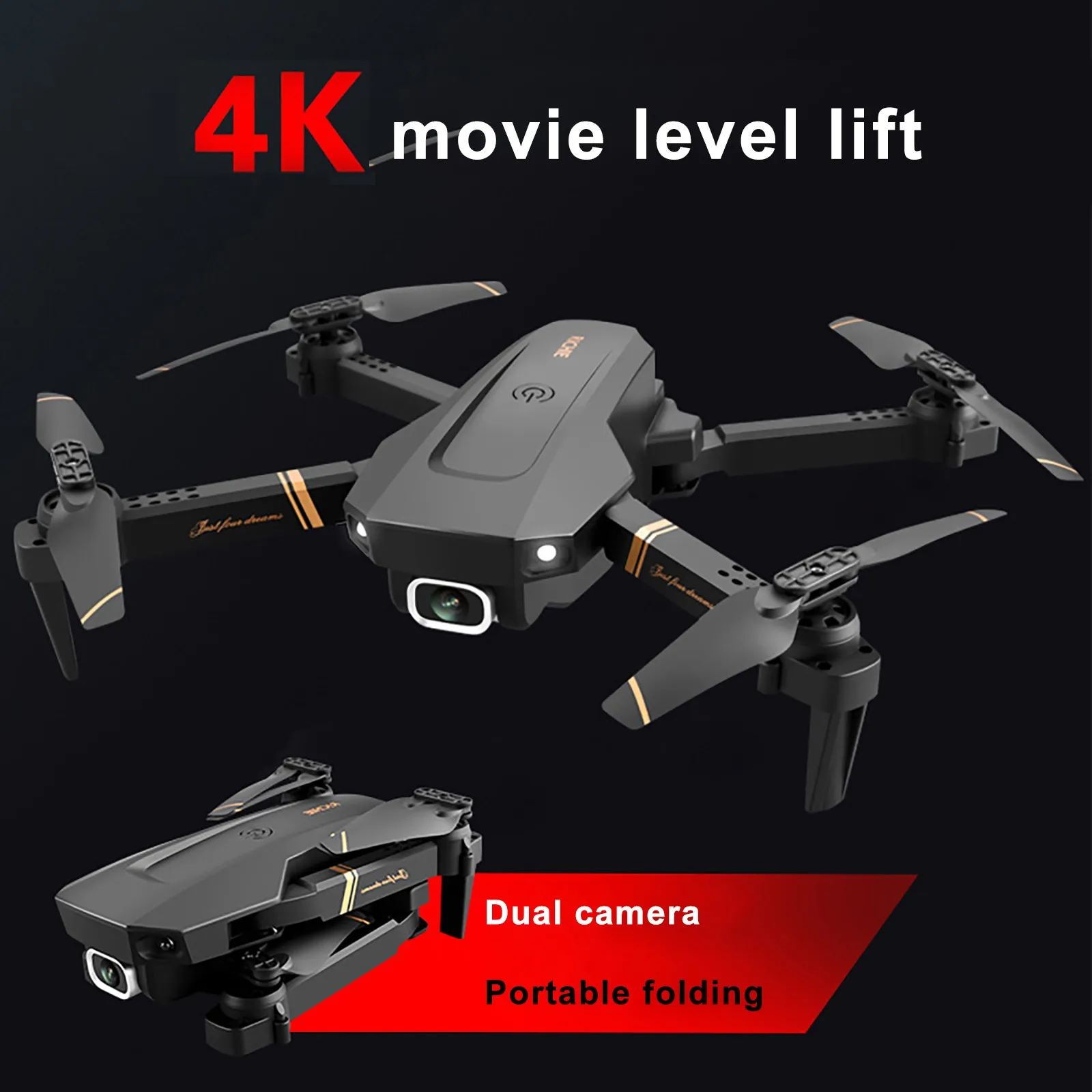 Небольшие Дроны с дистанционным управлением 4k Wi-Fi Hd камера фотография Rc Дрон