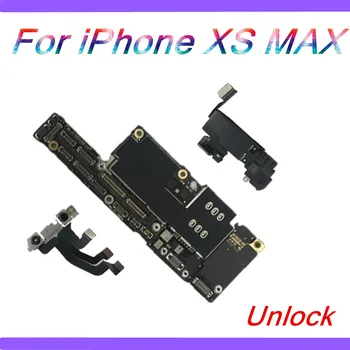 

Logic board For iPhone XS MAX motherboard original unlock for iphone xs max mainboard 1 SIM / 2 SIM with / without Face ID
