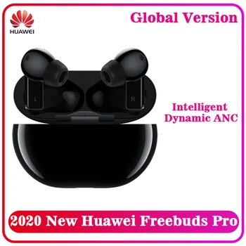 

Original Global HUAWEI Freebuds Pro Earphone Wired or Qi Wireless Charge ANC Function Seamless Switch Bluetooth Headset Earbuds