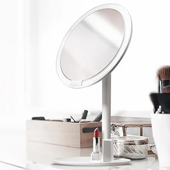 

AMIRO AML004 Makeup Mirrors Rechargeable Brightness Adjustable LED HD with 3 Modes of Brightness Wireless Makeup Daylight Mirror