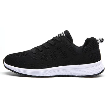 

2020 Fashion Woman Casual Running Flat Shoes Breathable Sneakers Sport Women New Arrivals Fashion Mesh Sneakers Flat Shoes Women