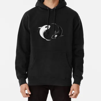 

Yin And Yang Hoodie Last Korra Legend Cool Fish Koi Catfish Swim Water Glow
