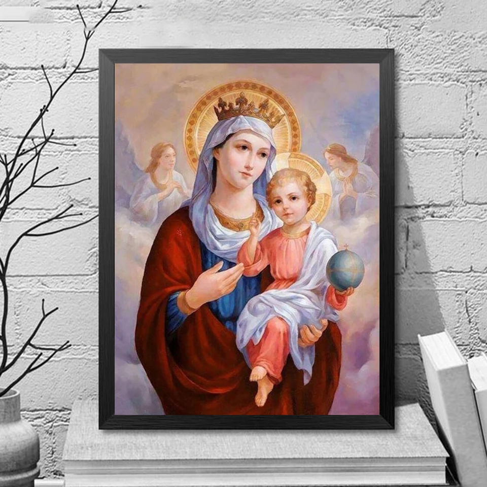 Diamante-bordado-Pantalla-Completa-diamante-pintura-imagen-de-diamantes-de-imitaci-n-mosaico-religioso-icono-Virgen (1)