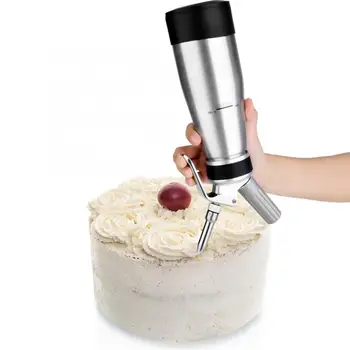 

Foamer 500ml Aluminum Cream Whipper Foamer Cream Gun Soda Machine Cream Dispenser Whipper Cream Dispenser