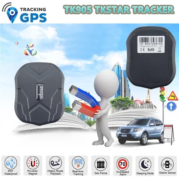 

tkstar tk905 car gps tracker automotive tracking device car GSM GPS locator realtime GPS tracker magnetic gps motorcycle tracker