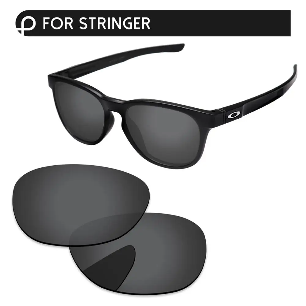 Black Grey Замена линз PapaViva для аутентичных Stringer OO9315 солнцезащитные очки поляризованные-несколько вариантов - Цвет линз: Black Grey