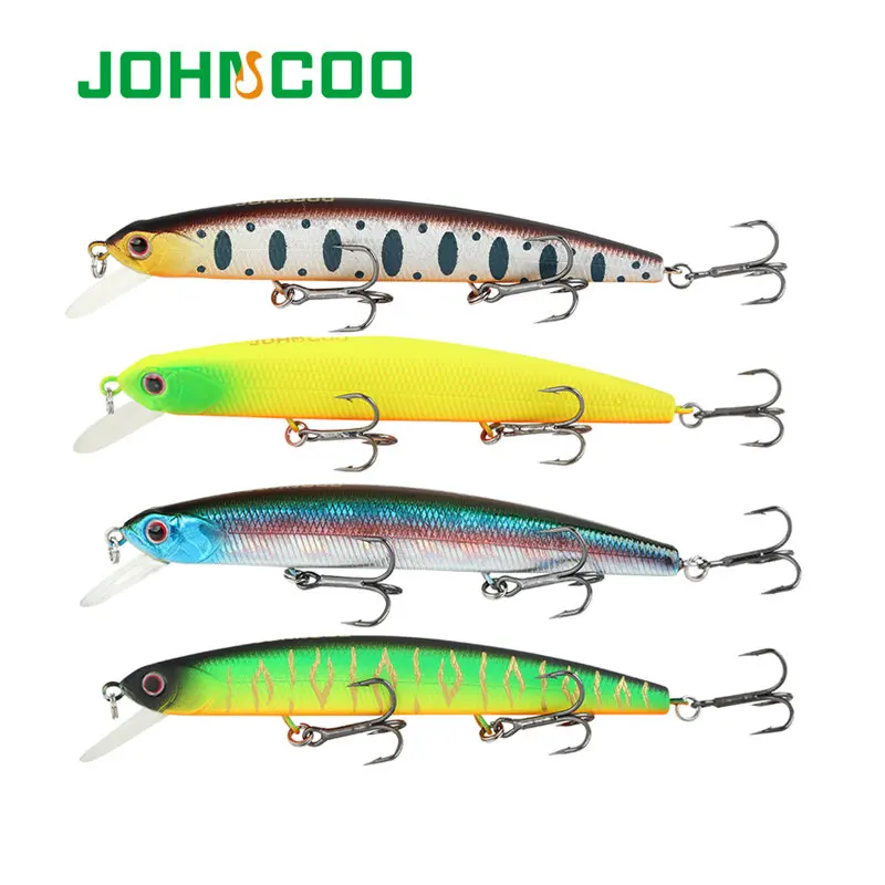  JOHNCOO Minnow 80mm 10g Fishing Lure Wobbler Sinking Vibrate Fishing Bait Fishing Tackle Swimming B