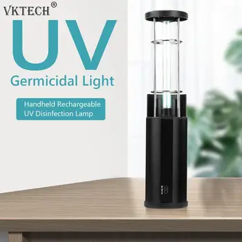 

Dual Use UV Germicidal Light Portable Rechargeable UV Disinfection Sterilizer Lamp Kill Dust Mite Eliminator Ultraviolet Lamps