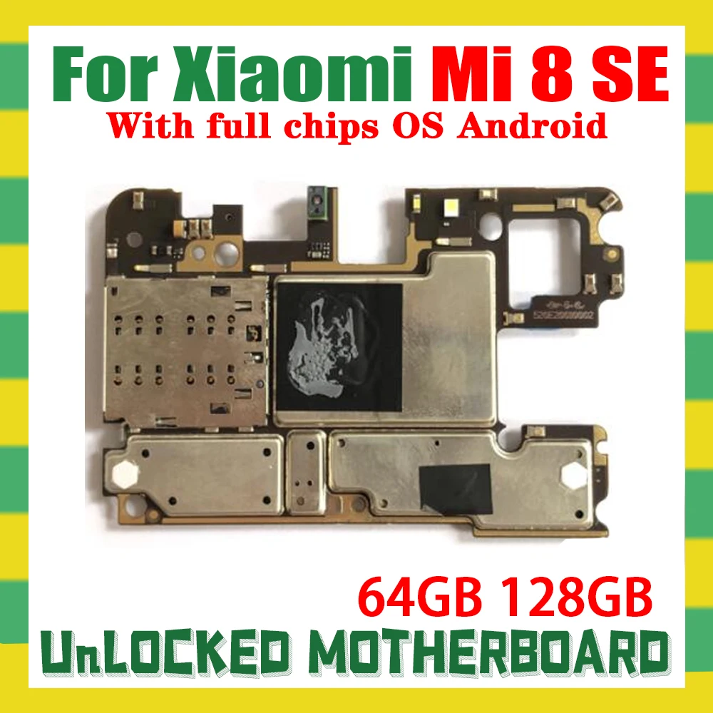 Материнская плата для Xiaomi Mi8 SE Mi 8 оригинальная разблокированная материнская MI 8SE