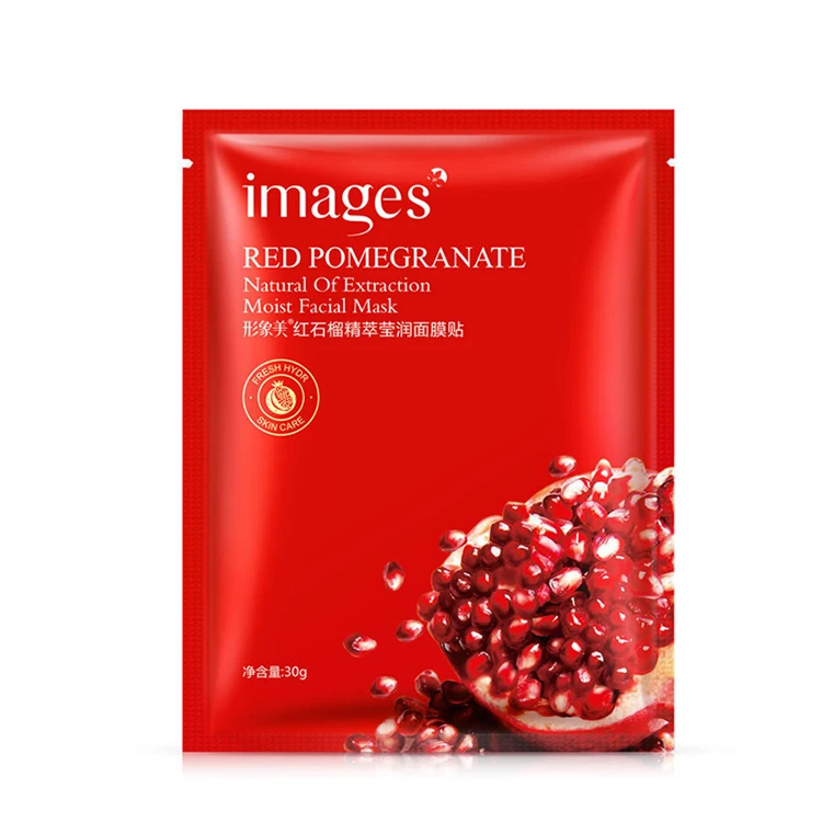 OEM natural pomegranate skin care whitening moisturizing face fruit mask