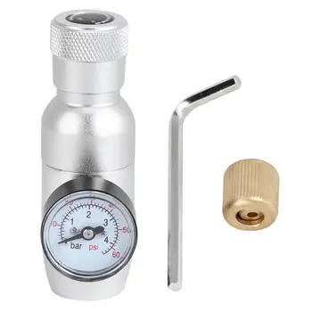 

Beer Keg Charger Mini CO2 Gas Regulator Pressure Reducing Valve CO2 Charger Adapter Valve Brewing Equipment Bar Accessories