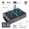 11th Gen Industrial Fanless PC i7 1165G7 1185G7 i5 1135G7 1155G7 Mini PC RJ45 Lan 2*RS232 HD VGA Fanless Rugged Mini Computer 4
