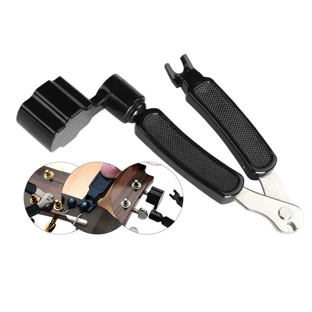 3 in 1 guitar string winder string cutter and string pin puller compact portable for stringed instrument 40FP19