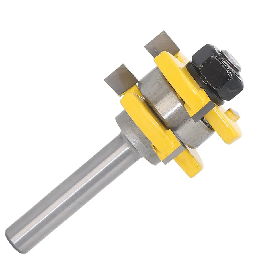 2 Bit Tongue and Groove Router Set Wood Milling Cutter flooring knife 8mm Shank|Фреза| |