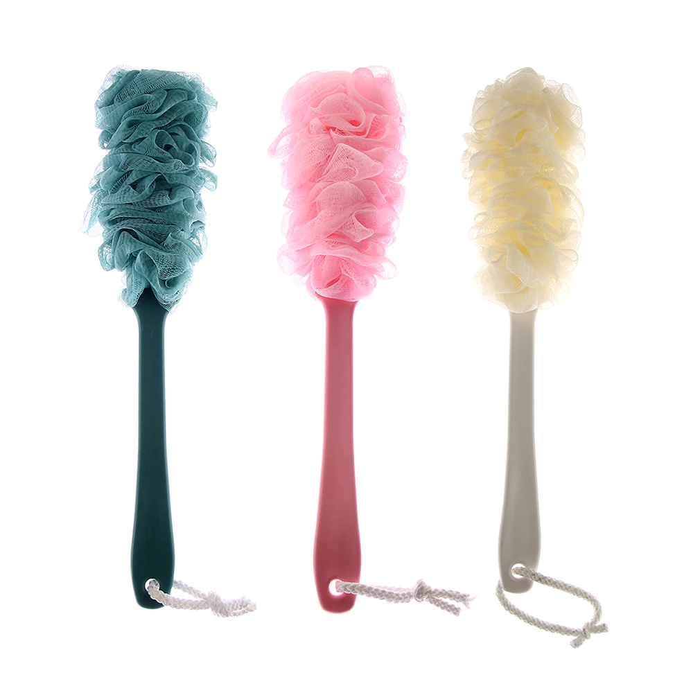 Promo Back-Brush Exfoliating-Sponge-Scrubber Bathroom-Supplies Shower Hanging-Loofah Long-Handle aVjqYVzg1