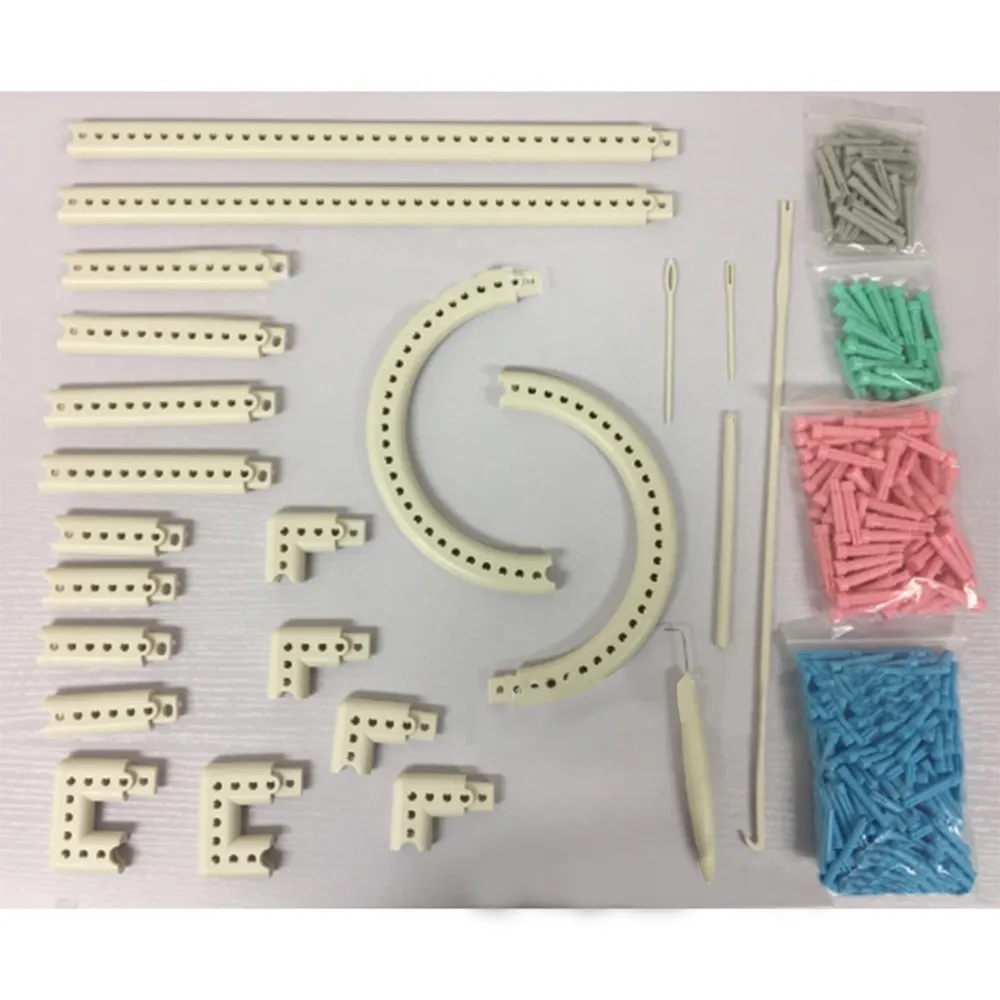 

27 PC Wool Braiding Tool Wool Knitting Machine Tapestry Knitting Machine Scarf Hat Shawl Multi-functional Handmade Supplies