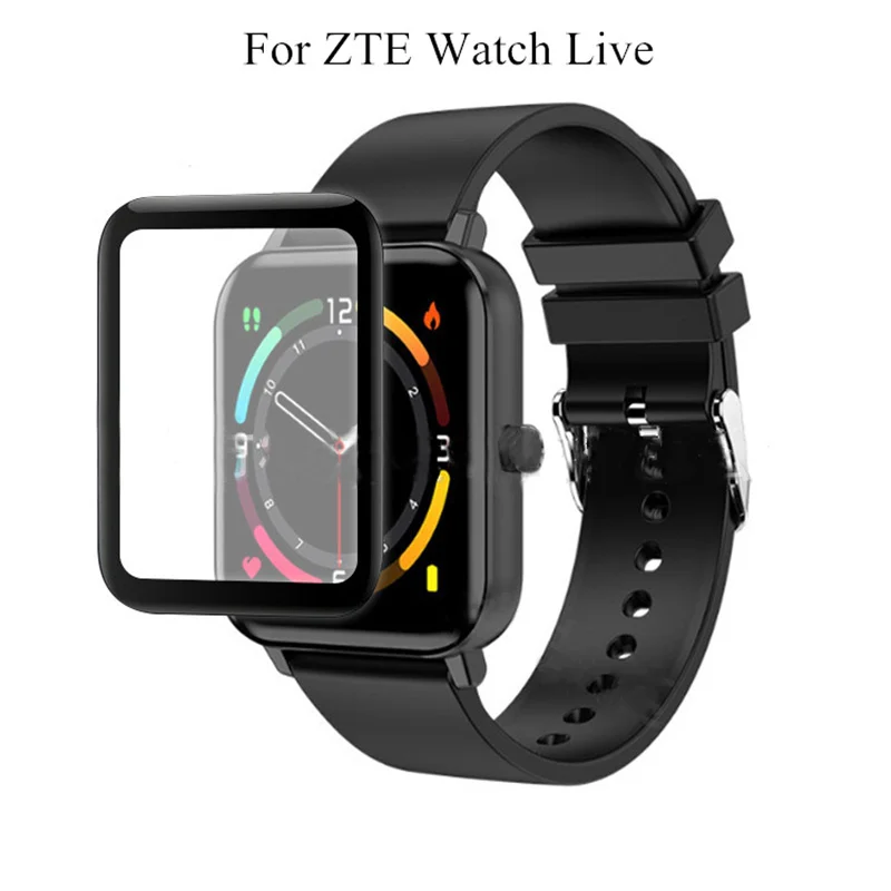 2PCSFULLCoverageProtectiveFilmForZTEWatchLiveWatchScreenProtectorSoftHDClearPMMA.jpg
