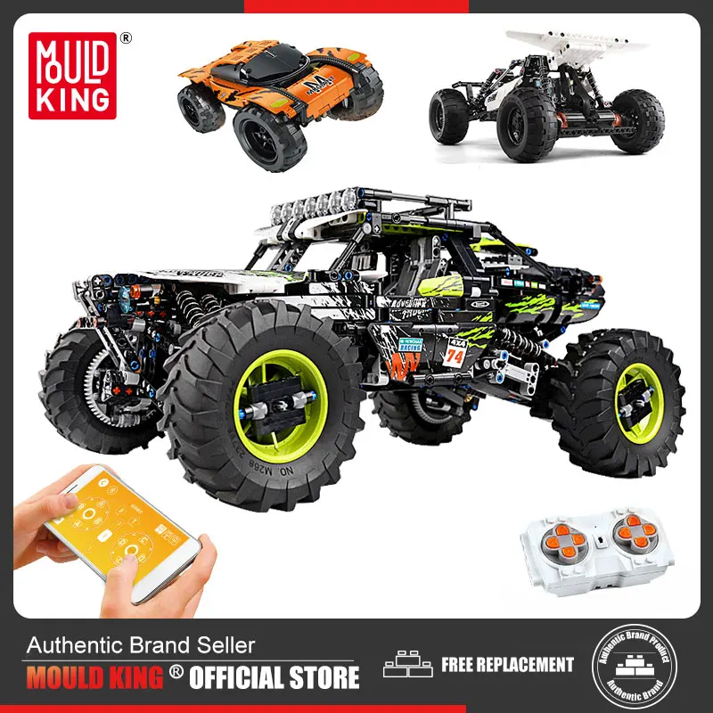 MOULD KING 18002 Technical RC Car Toys For Boys Building Blocks