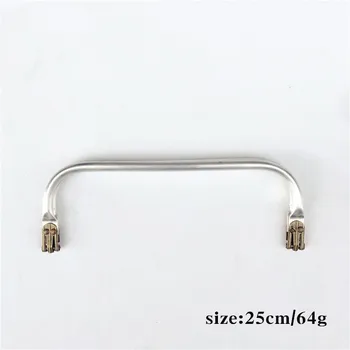 

20 cm or 25 cm doctor bag making metal clasp hardware purse frame 10pcs/lot obag handle handbag accessoires drop ship wholesale