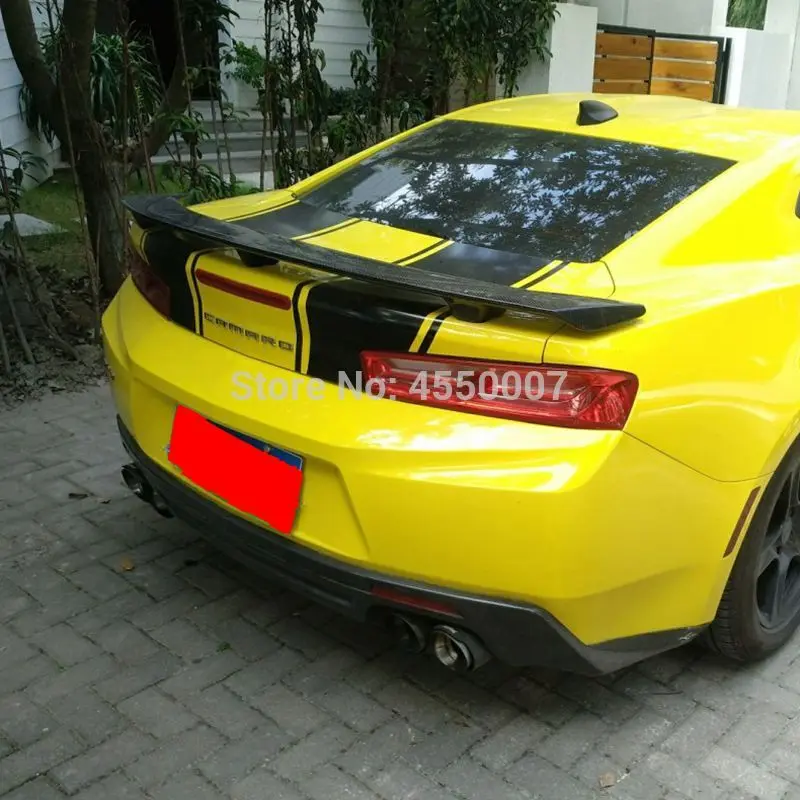 Для Chevy Camaro спойлер высокого качества АБС пластик заднее крыло задний багажник спойлер для Chevrolet Camaro