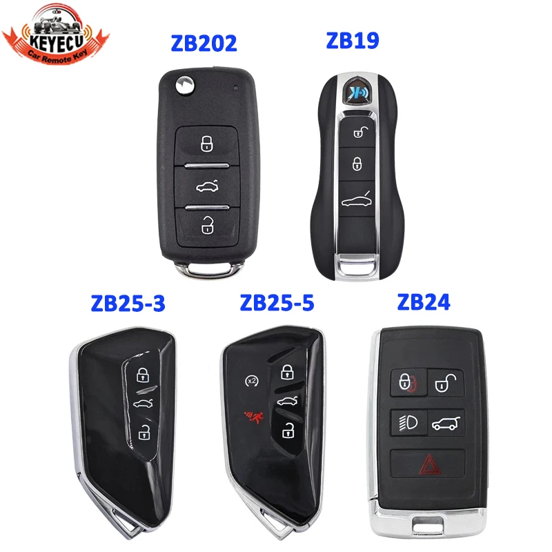 KEYECU KEYDIY KD ZB Series ZB202 ZB19 ZB25-3 ZB24 для Maserati Land Rover Audi Стиль Smart Remote Key телефона | Автомобили