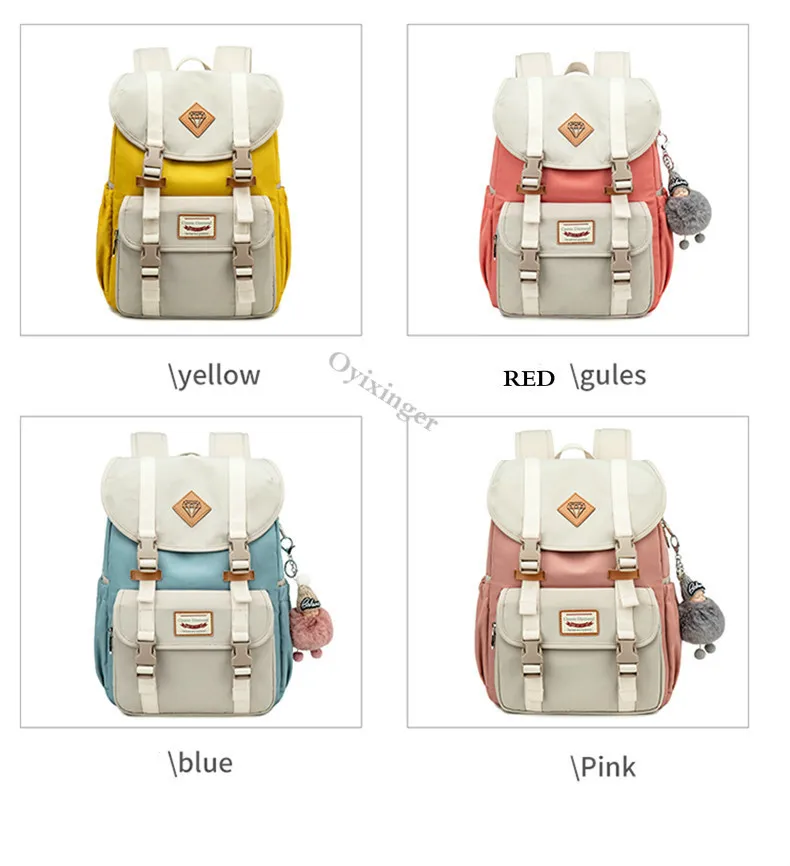 Новые детские школьные рюкзаки для девочек Рюкзак Студенческая Детская сумка лаконичный водонепроницаемый рюкзак для кампуса plecak Szkolny