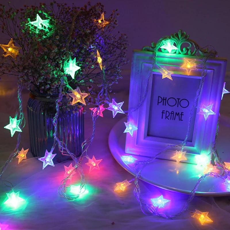 Гирлянда со снежинками, светильник светодиодный, Рождественское украшение для дома, подвесная гирлянда, Рождественская елка, орнамент, Navidad, рождественский подарок, год