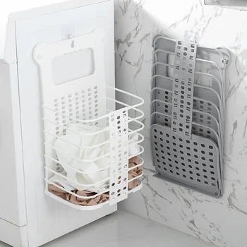 

Dirty Clothes Storage Basket Household Foldable Floor Wall Mounted Toy Clothes Lou Laundry Basket Folding Dirty Clothes Basket