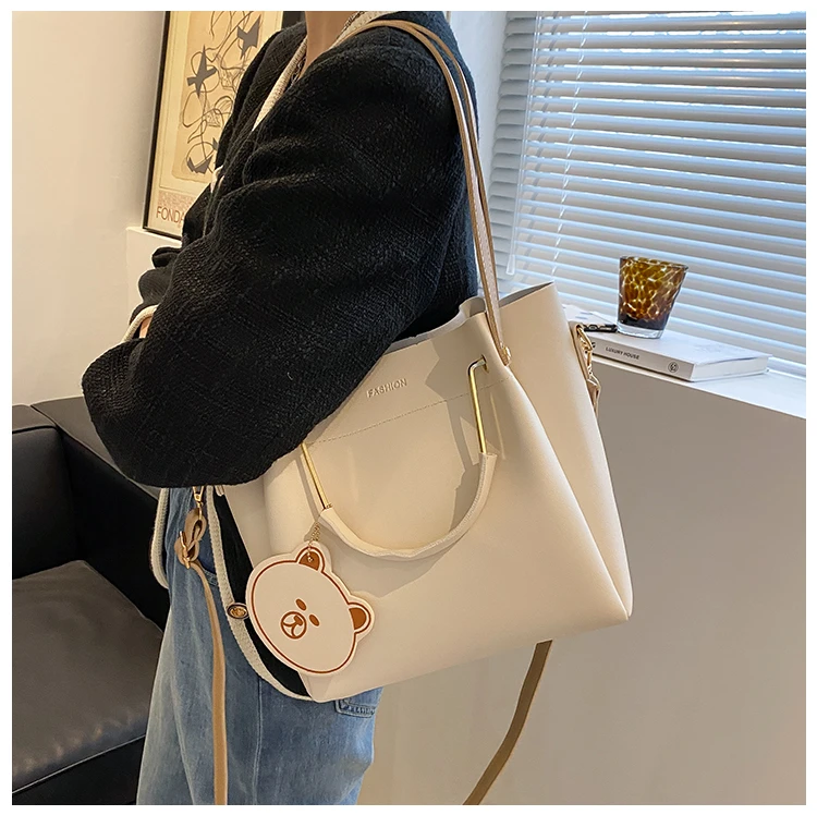 Luxury Handbags Designer Letter Pu Leather Women Shoulder Bags High Capacity Ladies Crossbody Bag Fashion Casual Female Tote Bag