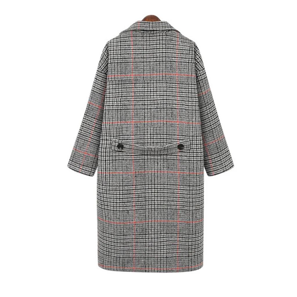 Бесплатная страусиное шерстяное пальто женские высококачественные классические длинные шерстяные пальто 2019 шерстяные куртки зимняя