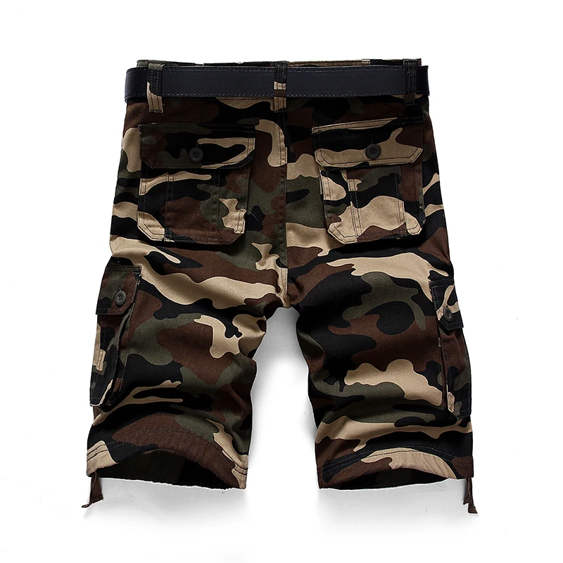 Camouflage Camo Cargo Shorts Men 2023 Summer Casual Cotton Multi-Pocket Loose Shorts Army Military Tactical Shorts Plus Size 44 4