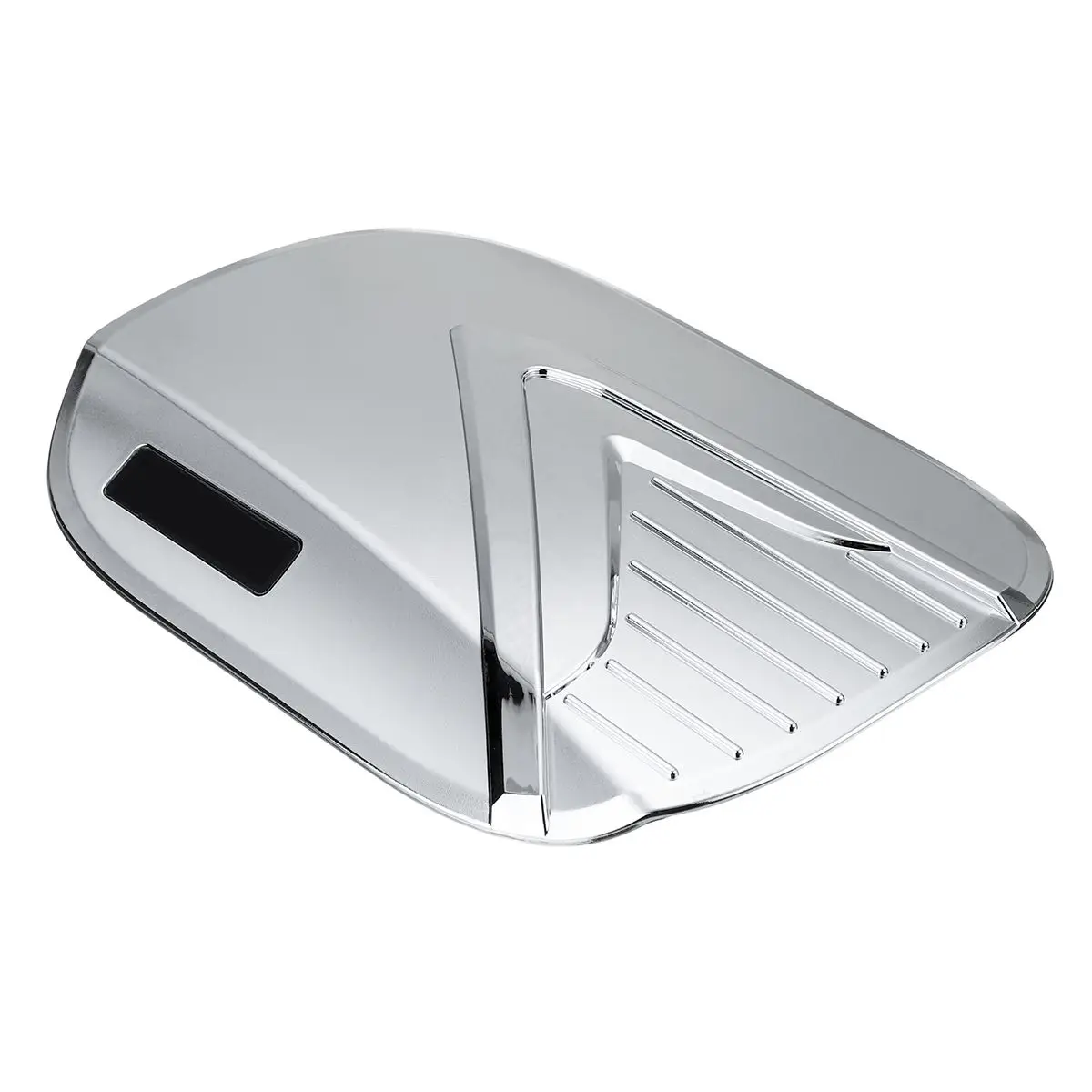 ABS Silver Chrome Car Trunk Oil Fuel Tank Cap Cover Trim For Hyundai Palisade