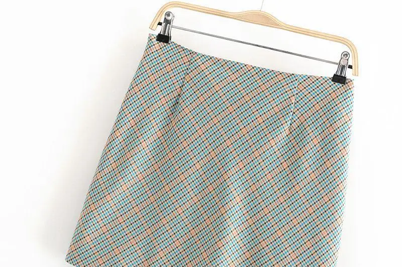 Fashion High-waisted Single Breasted Double Purse-String Pattern Short Skirt WOMEN'S Dress AliExpress