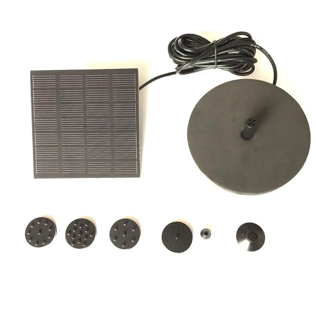 

Solar Water Pump Birdbath Square Small Pond Garden Decoration Water-height 70cm Water Pump Garden Fountain Pool