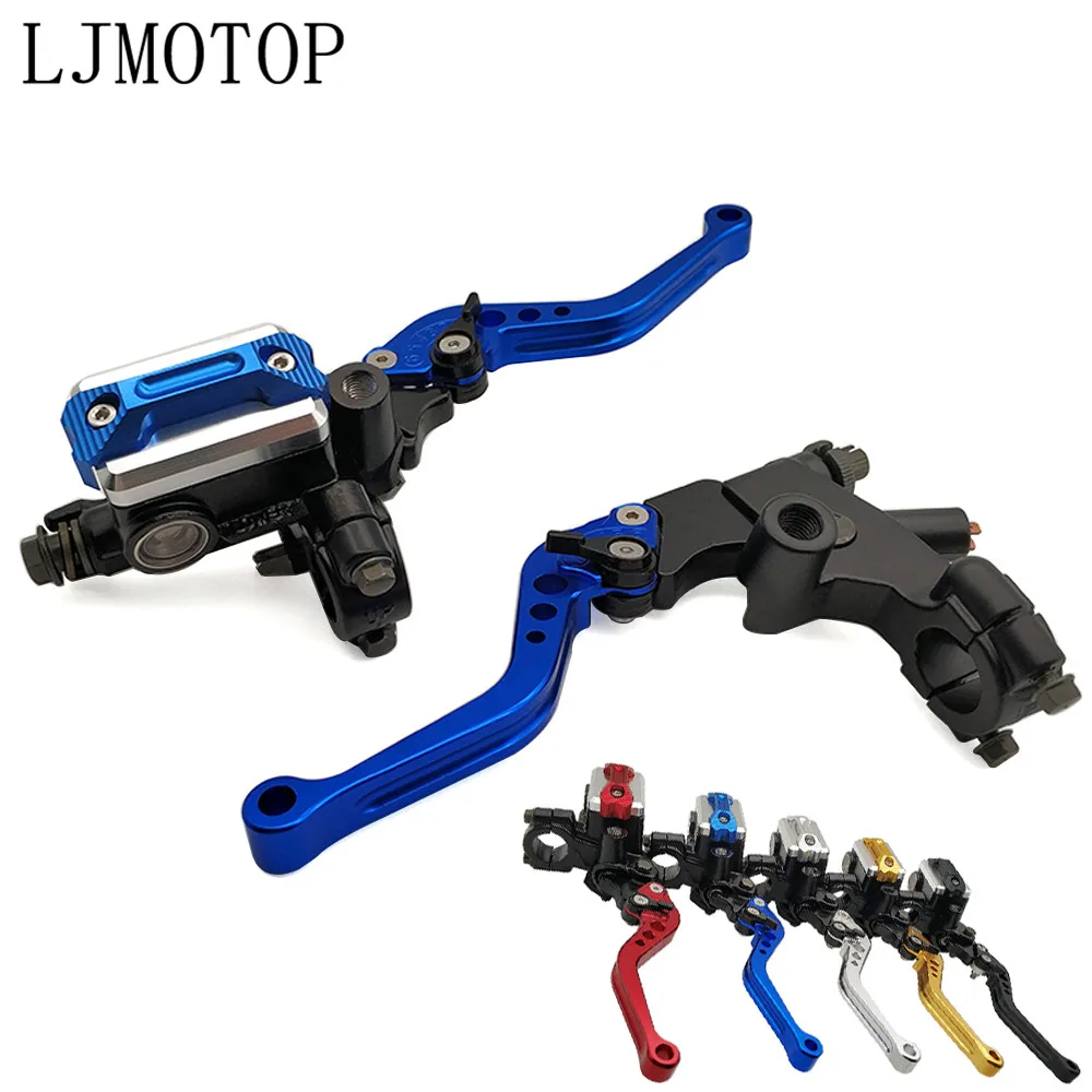 

CNC Motorcycle Brake Clutch Levers Master Cylinder Reservoir Set For yamaha xt 600 mt10 mt 09 tracer suzuki drz/ltz 400 600