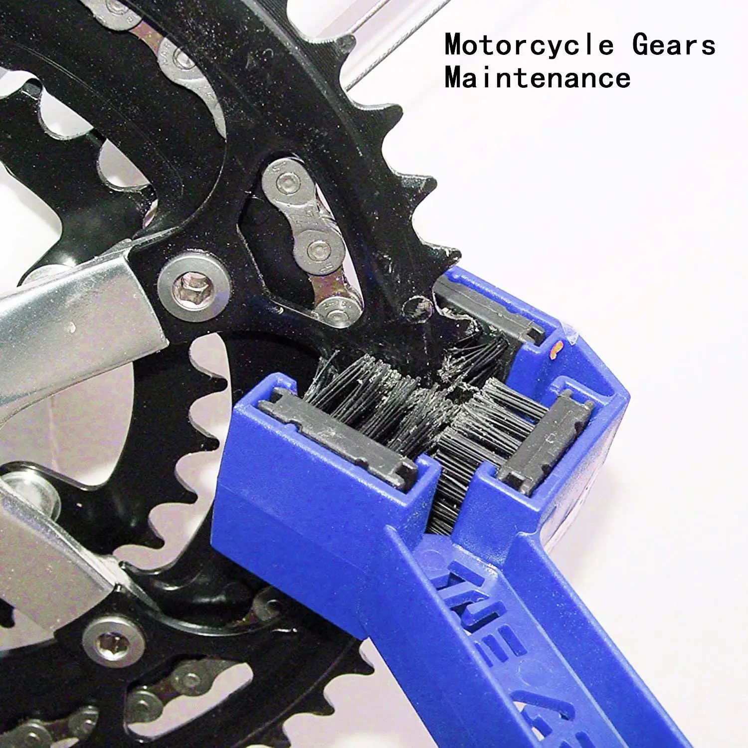 Motorcycle Bicycle Cycling Chain Crankset Brush Mountain Bike Maintain Corner Stain Dirt Cleaning Tool