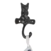 Single/Double Cats Hooks Cast Iron Wall Housekeeper Kitty Hanger Towel/Clothes/Coat Home Decor Garden Outdoor Bathroom Kitchen 4