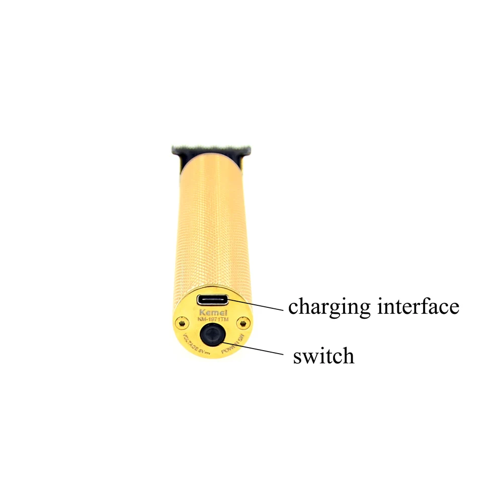 Kemei 1971 Pro Li Electric Hair Trimmer Cordless For Men Beard Trimmer 0mm Baldheaded Hair Clipper Cutting Machine Fast shipping